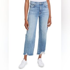 7 For All Mankind  Women's (Cropped Alexa) Distressed Jeans.
